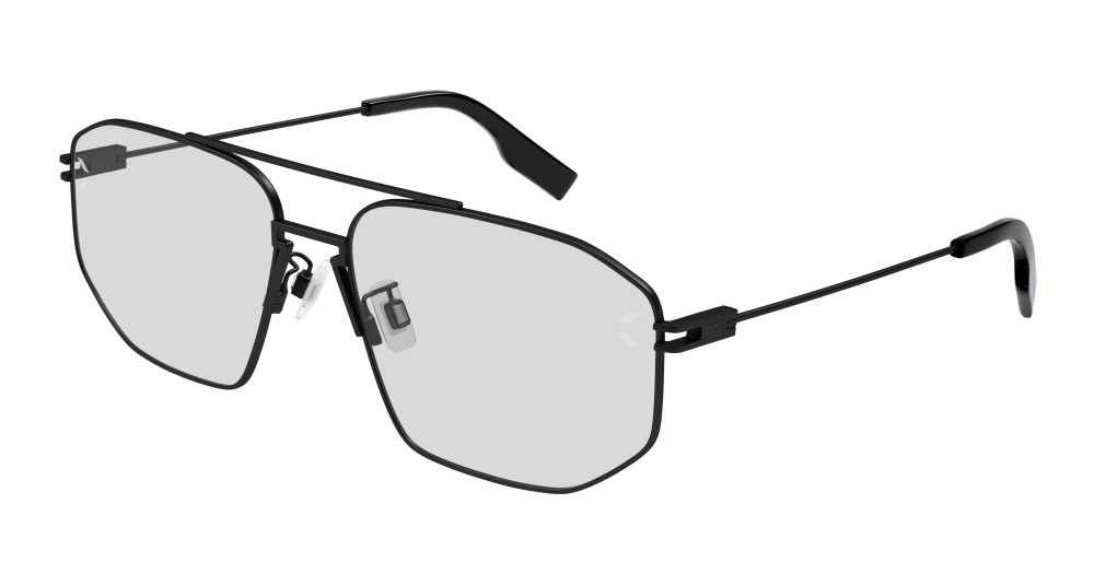 Sunglasses McQ MQ0369S-005 color nero shape aviator lenses grigio