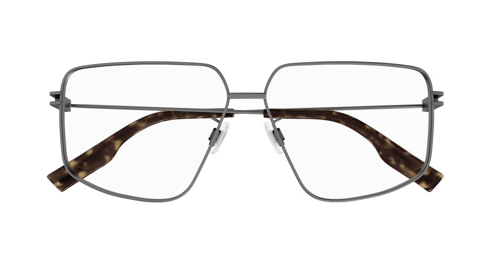 Occhiali da vista McQ MQ0371O-002 colore rutenio forma rettangolare lenti trasparente