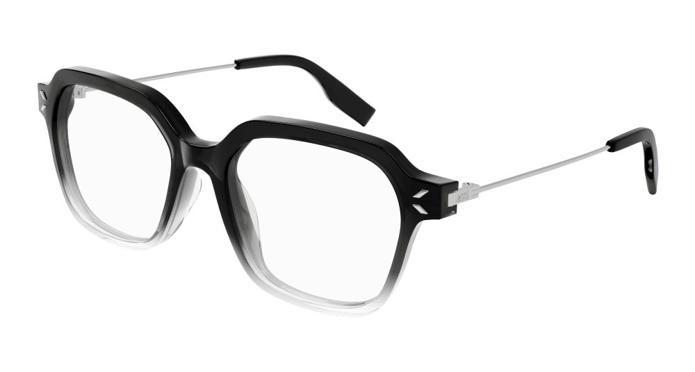 Eyeglasses McQ MQ0373O-004 color rutenio shape rectangle lenses trasparente