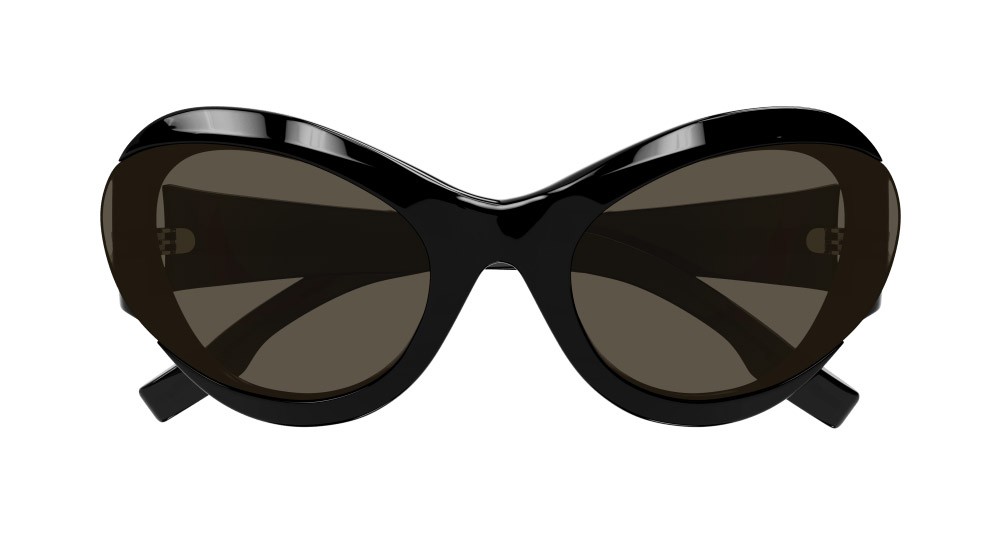 Sunglasses McQ MQ0375S-001 color nero shape geometric lenses grigio