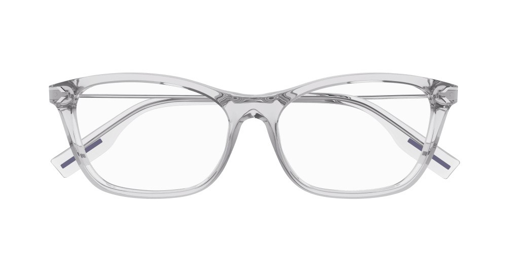 Occhiali da vista McQ MQ0376O-003 colore argento forma rettangolare lenti trasparente