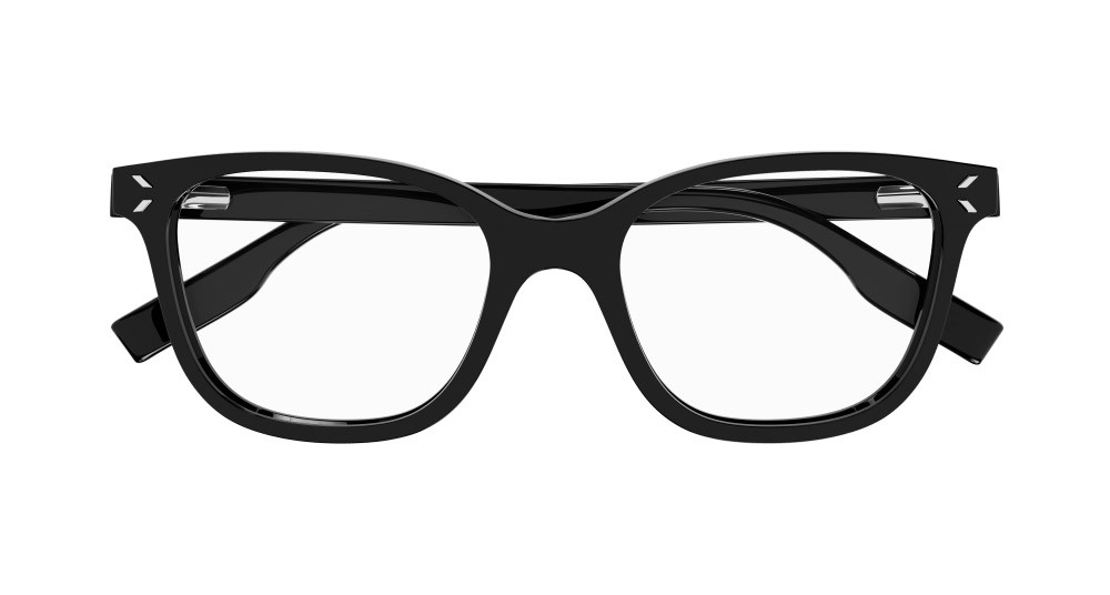 Occhiali da vista McQ MQ0378O-001 colore nero forma rettangolare lenti trasparente
