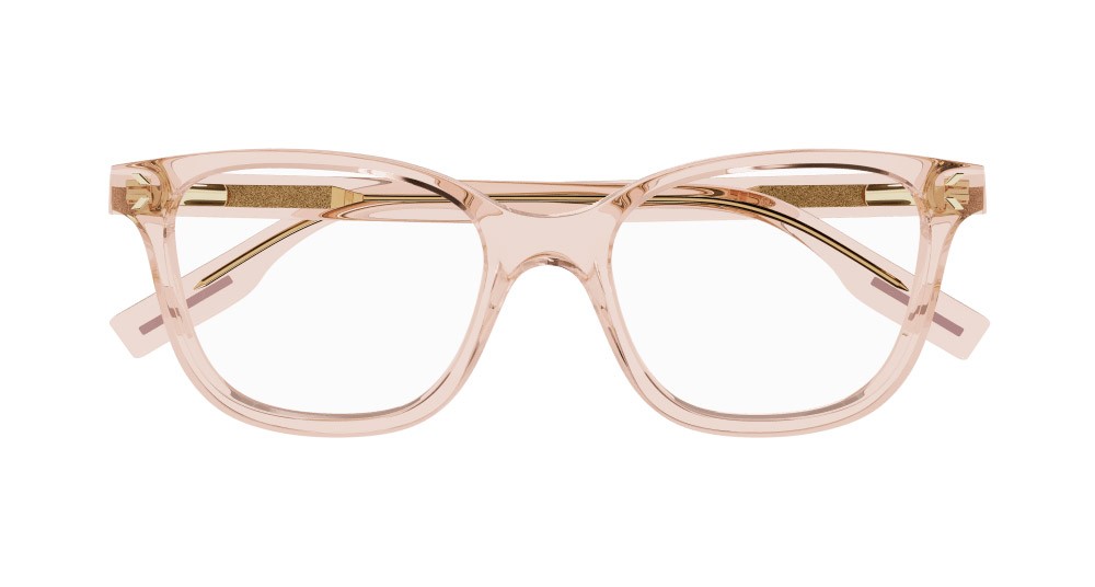 Occhiali da vista McQ MQ0378O-002 colore nude forma rettangolare lenti trasparente
