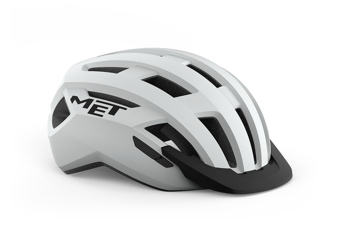 Caschi bici MET Allroad bianco opaco 3HM123 BI1 