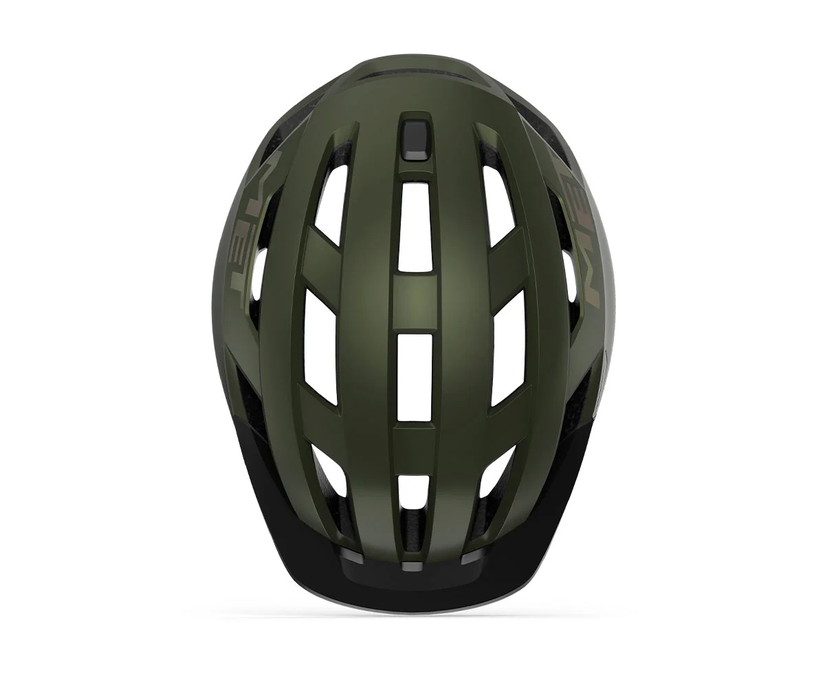 Caschi bici MET Allroad verde oliva iridescente opaco 3HM123 VE1 