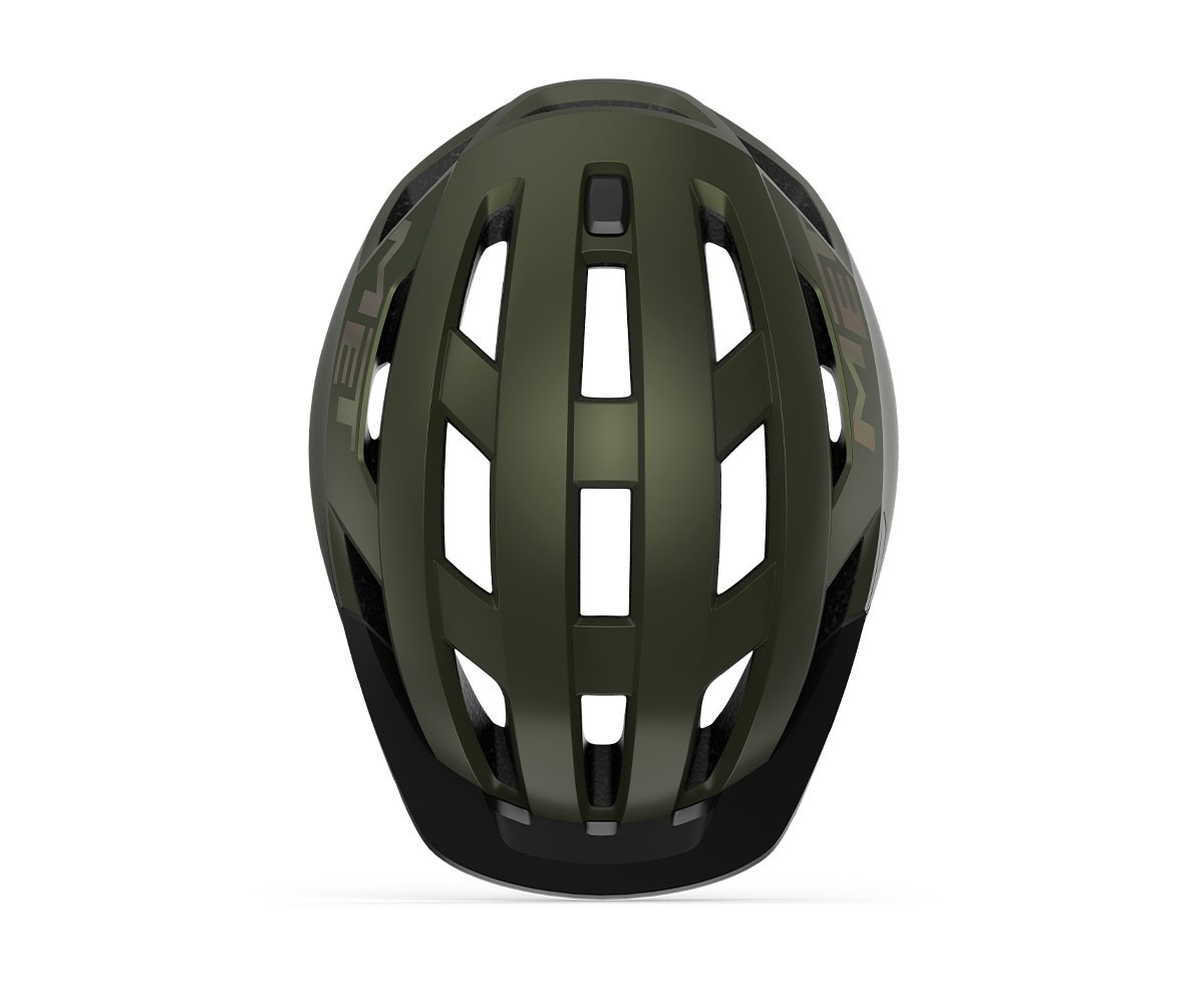 Caschi bici MET Allroad mips verde oliva iridescente opaco 3HM143 VE1 