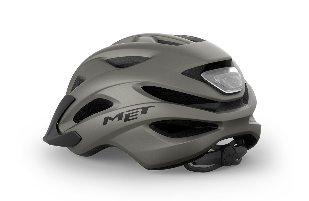 Caschi bici MET Crossover titanio opaco 3HM149 GR1 