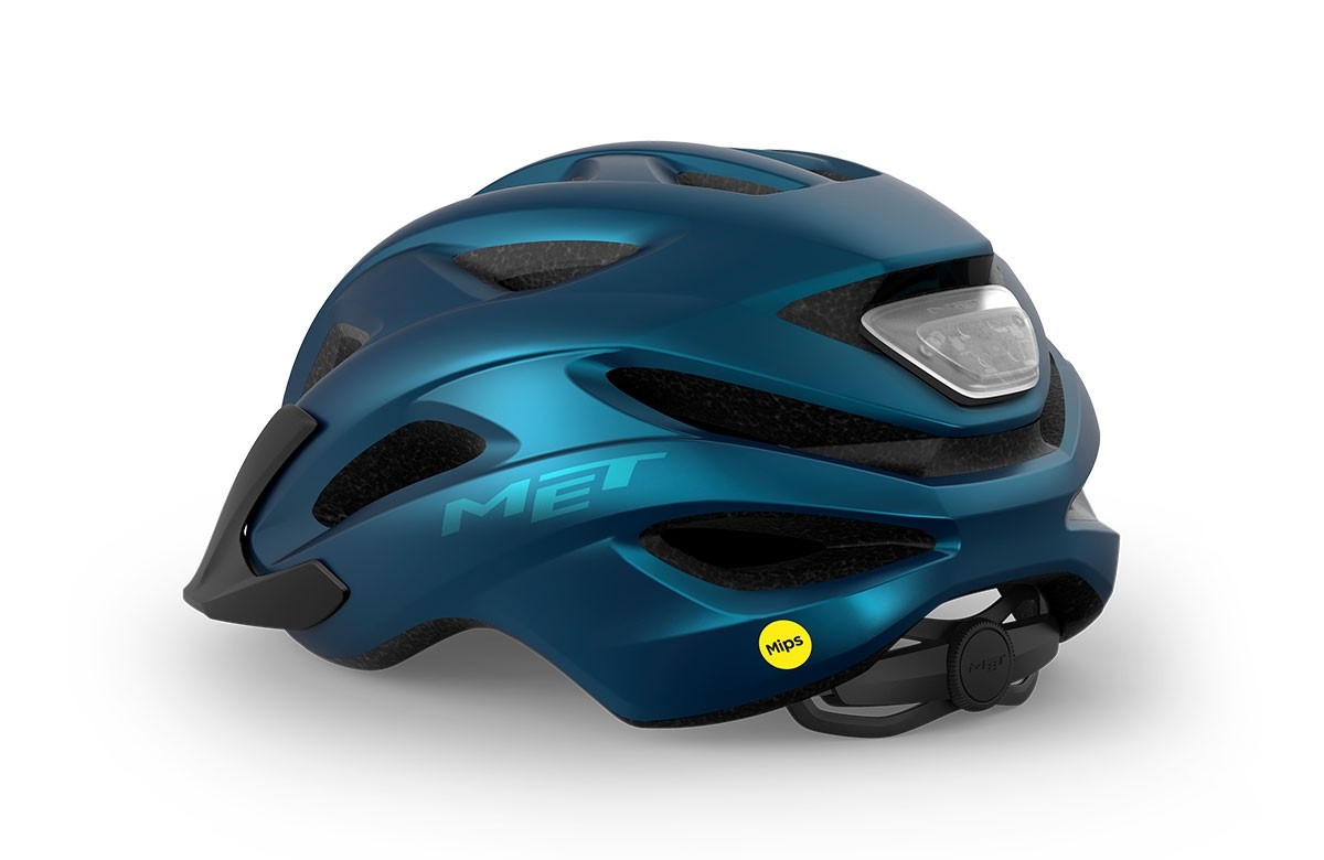 Fahrradhelme MET Crossover mips blu metallizzato opaco 3HM151 BL1 