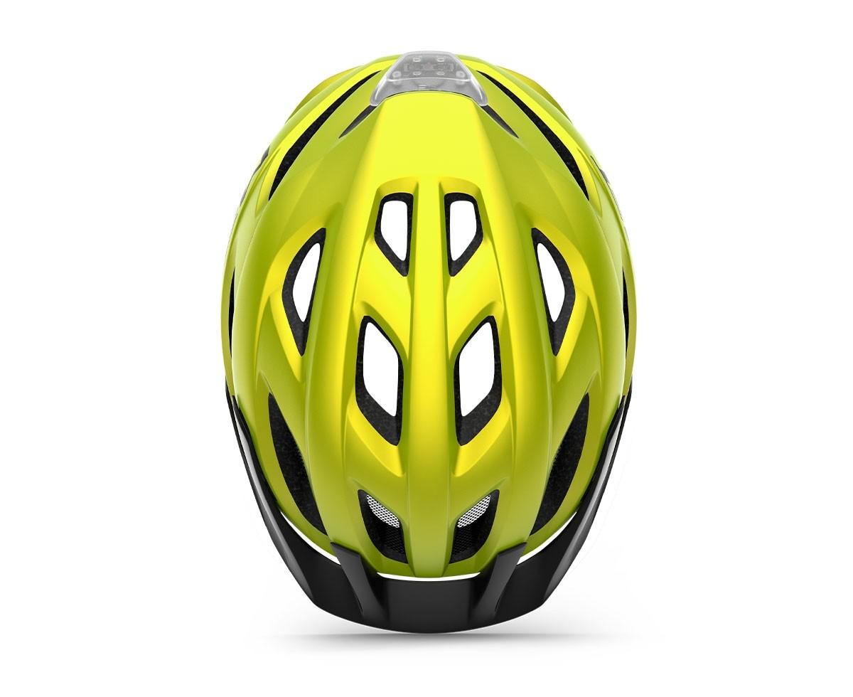 Caschi bici MET Crossover mips lime metallizzato opaco 3HM151 GI1 