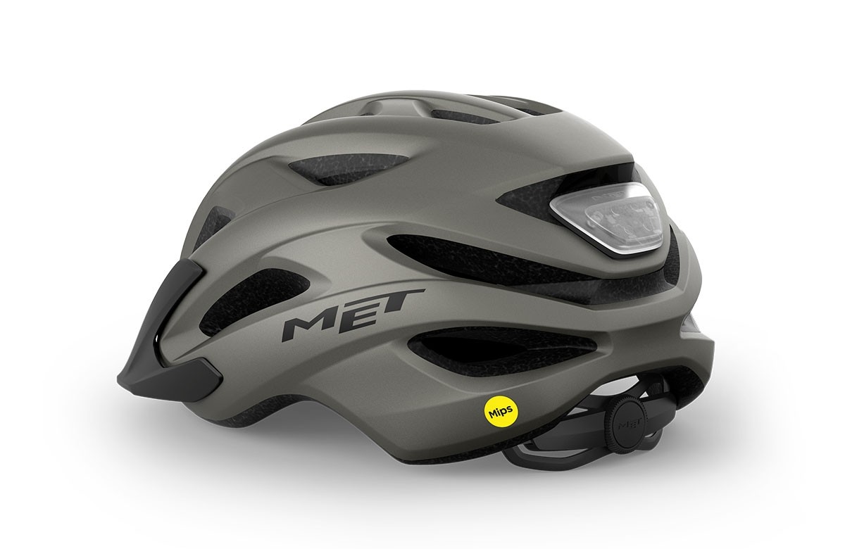 Caschi bici MET Crossover mips titanio opaco 3HM151 GR1 