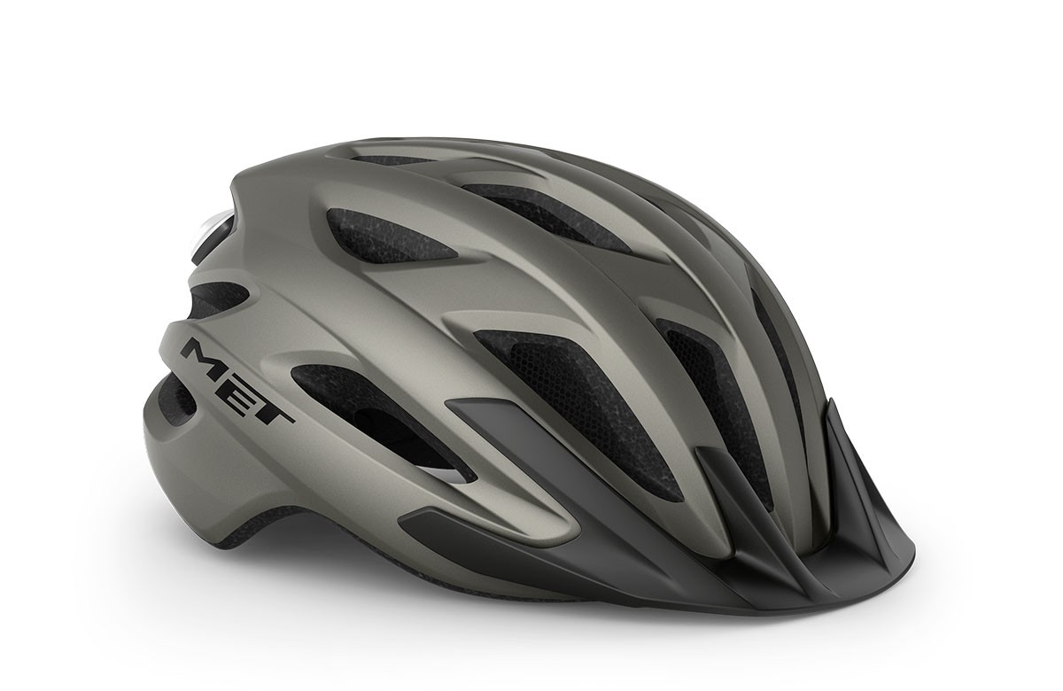 Caschi bici MET Crossover titanio opaco 3HM149 GR1 