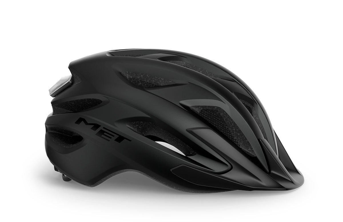 Caschi bici MET Crossover nero opaco 3HM149 NO1 