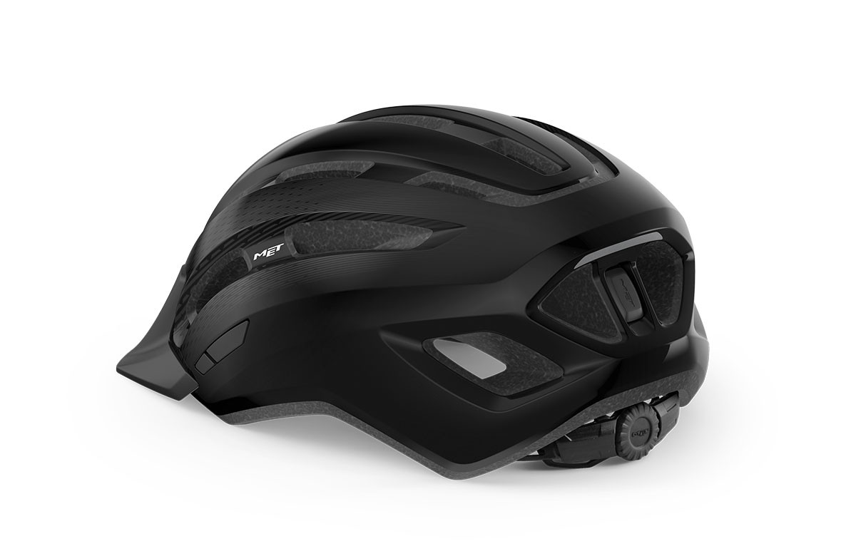 Caschi bici MET Downtown nero lucido 3HM131 NE1 