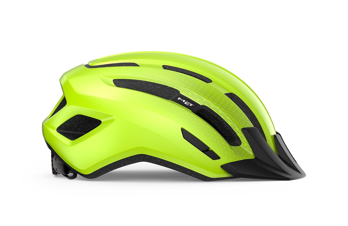 Caschi bici MET Downtown mips giallo fluo lucido 3HM137 GI1 