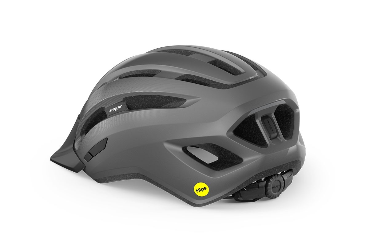 Bike helmets MET Downtown mips grigio lucido 3HM137 GR1 