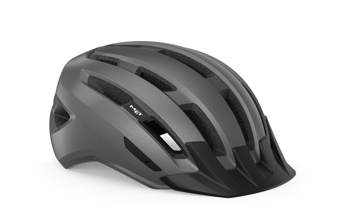 Bike helmets MET Downtown mips grigio lucido 3HM137 GR1 