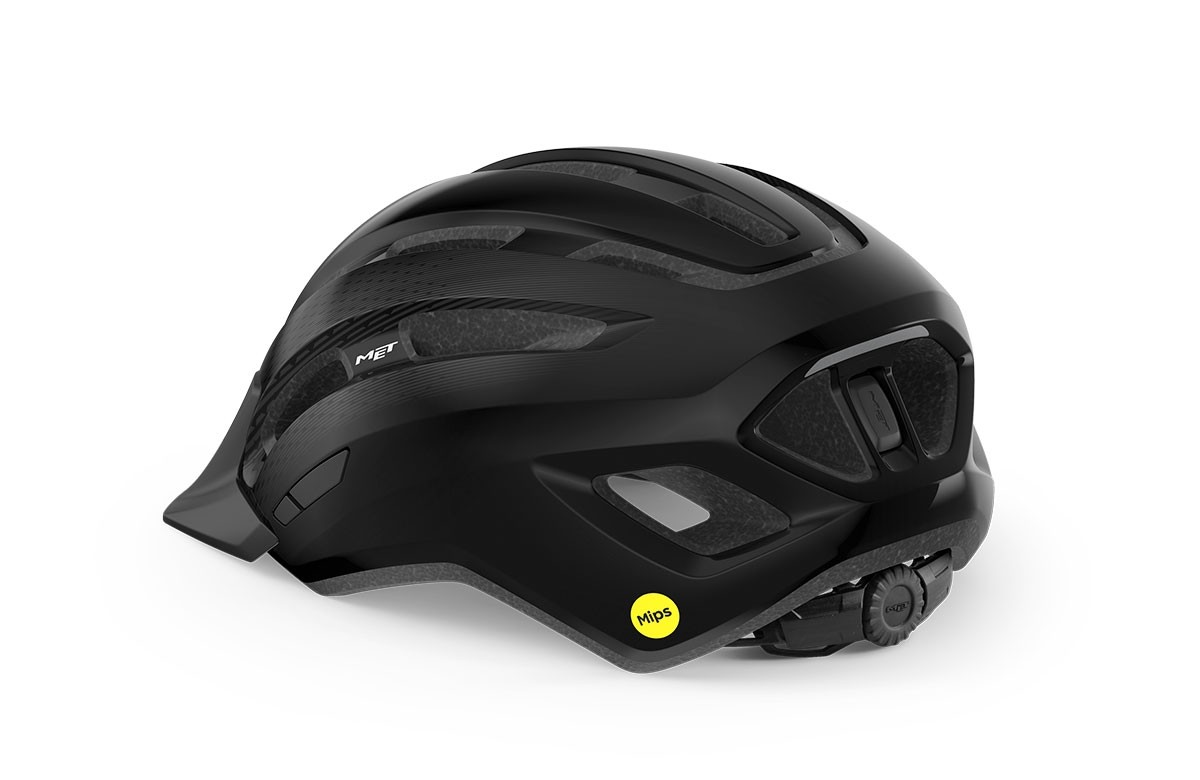 Caschi bici MET Downtown mips nero lucido 3HM137 NE1 