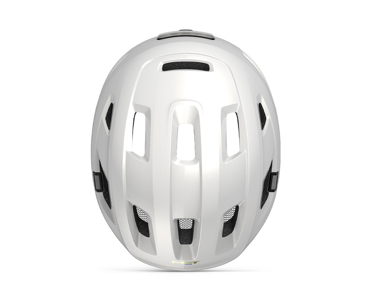 Fahrradhelme MET E-mob bianco lucido 3HM153 BI1 