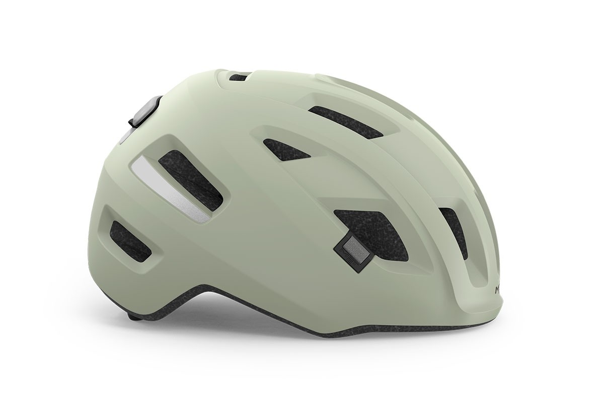 Caschi bici MET E-mob moss gray opaco 3HM153 GY1 