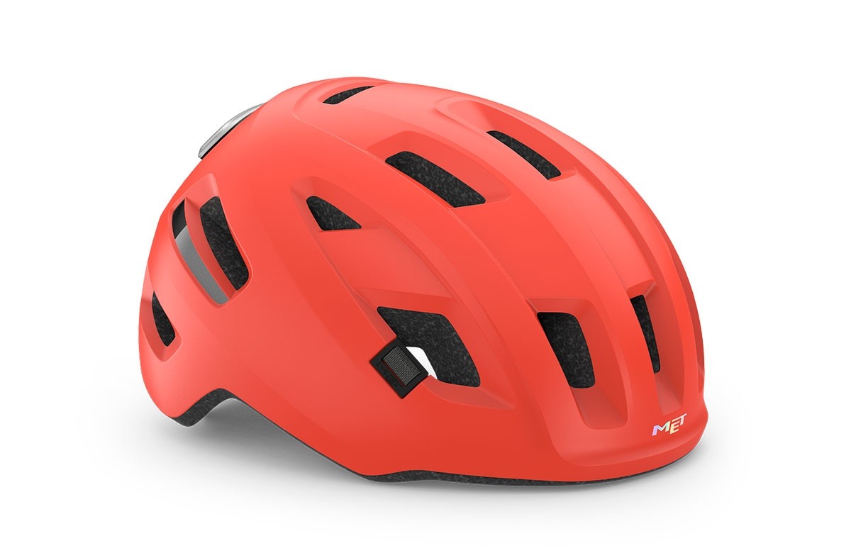 Caschi bici MET E-mob mips coral opaco 3HM154 OR1 