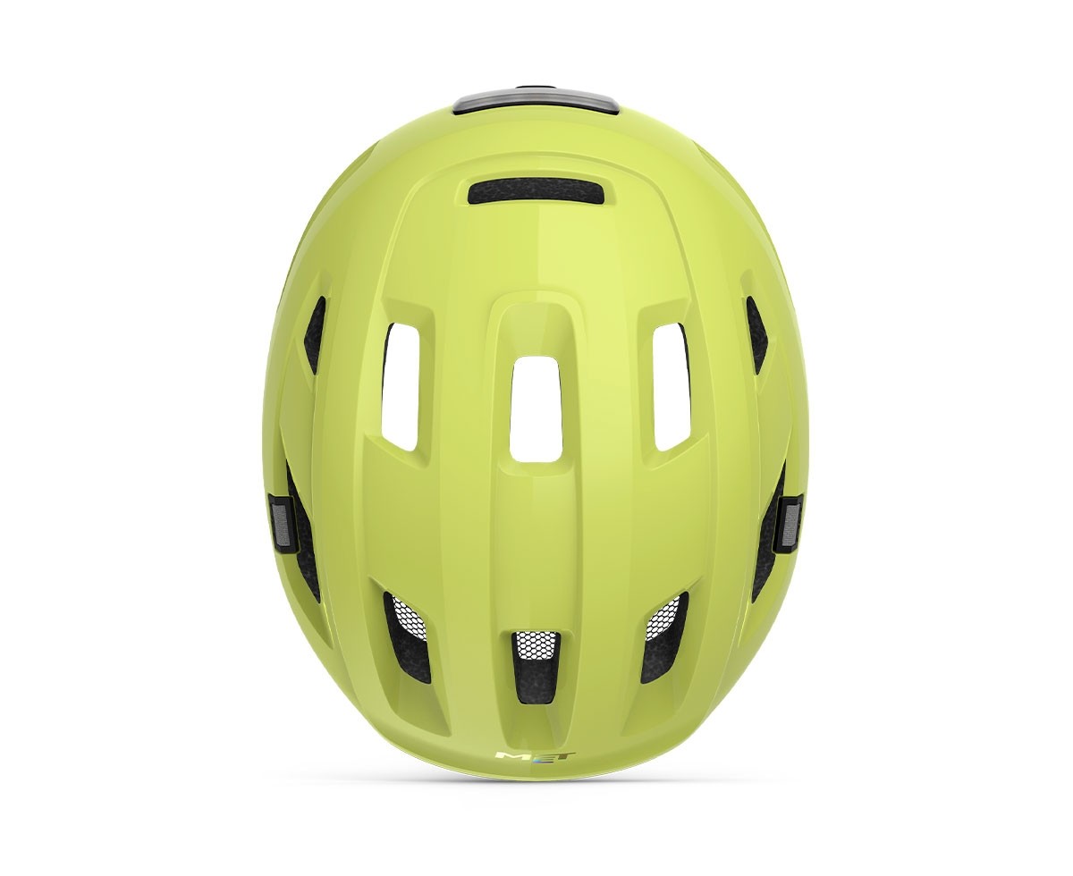 Caschi bici MET E-mob mips lime lucido 3HM154 YL1 