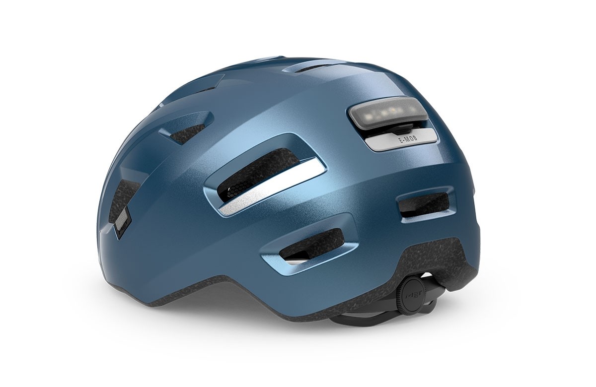 Fahrradhelme MET E-mob navy lucido 3HM153 BL1 