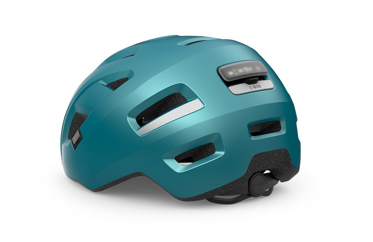 Caschi bici MET E-mob ottanio opaco 3HM153 GN1 