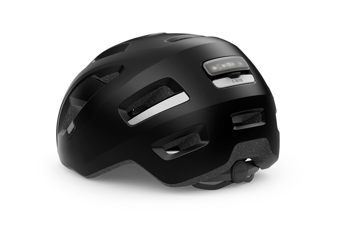 Caschi bici MET E-mob nero opaco 3HM153 NO1 