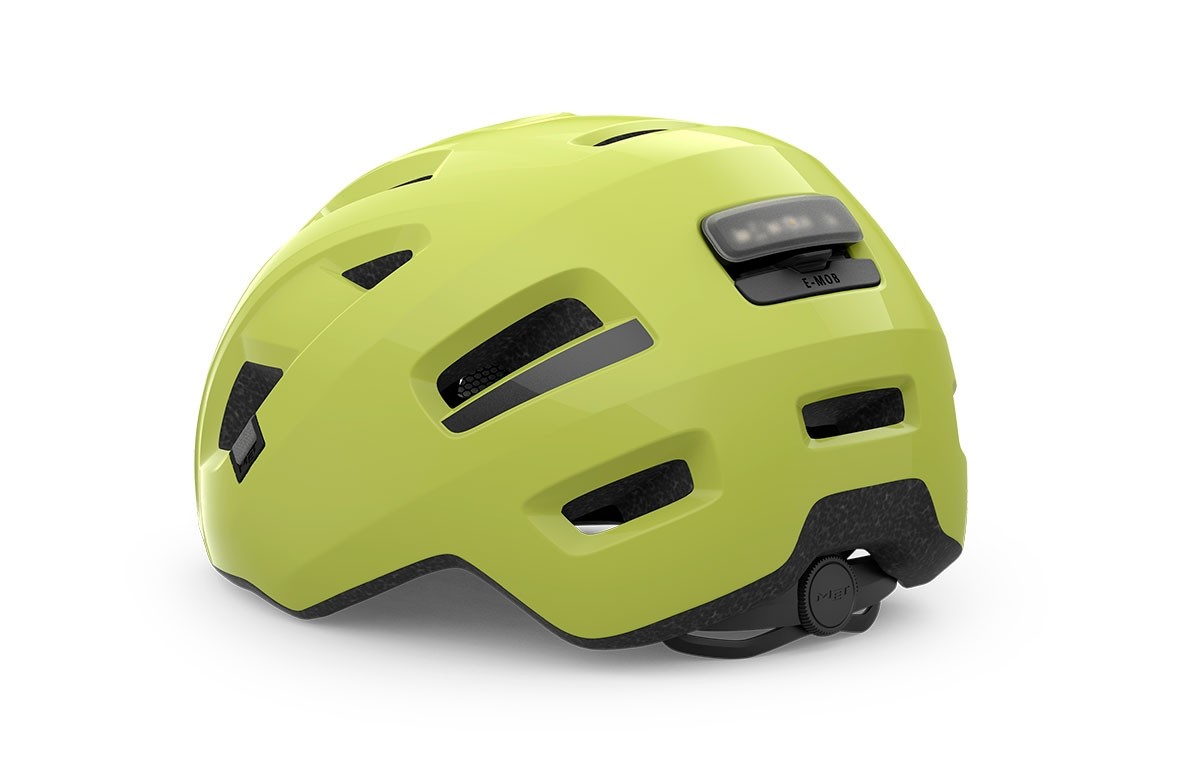 Caschi bici MET E-mob lime lucido 3HM153 YL1 