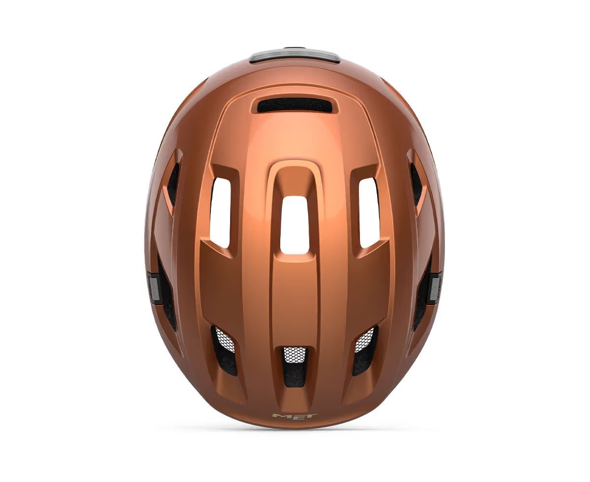 Caschi bici MET E-Mob copper lucido 3HM153 CU1 