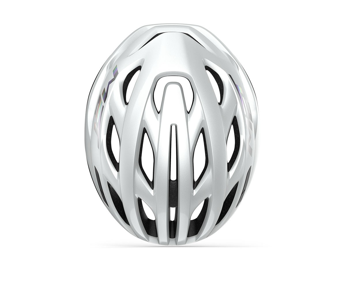 Caschi bici MET Estro mips bianco olografico lucido 3HM139 BI1 