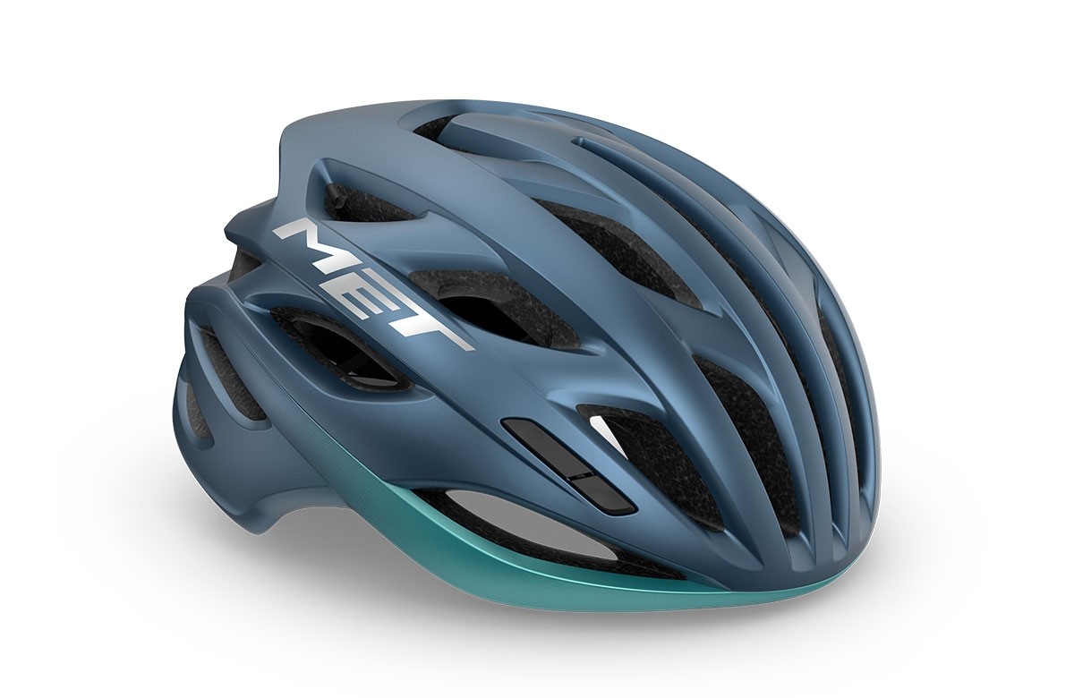 Bike helmets MET Estro mips navy teal opaco 3HM139 BL2 