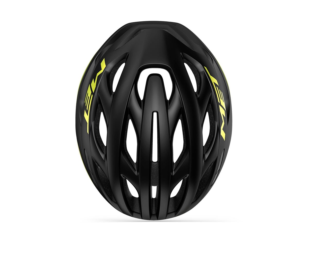 Bike helmets MET Estro mips nero lime metallizzato lucido 3HM139 GI1 