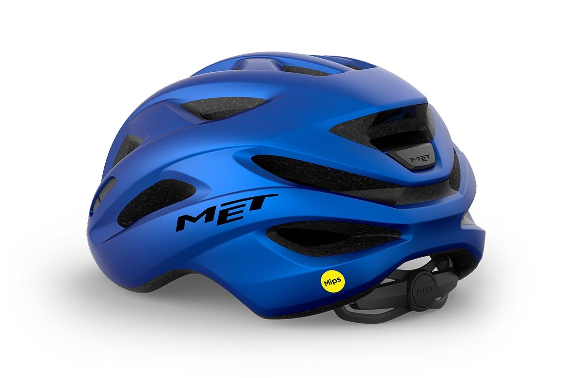 Caschi bici MET Idolo mips blu metallizzato opaco 3HM152 BL1 
