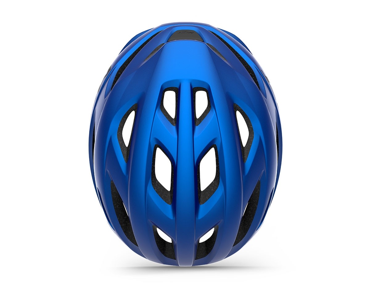 Caschi bici MET Idolo blu metallizzato opaco 3HM150 BL1 