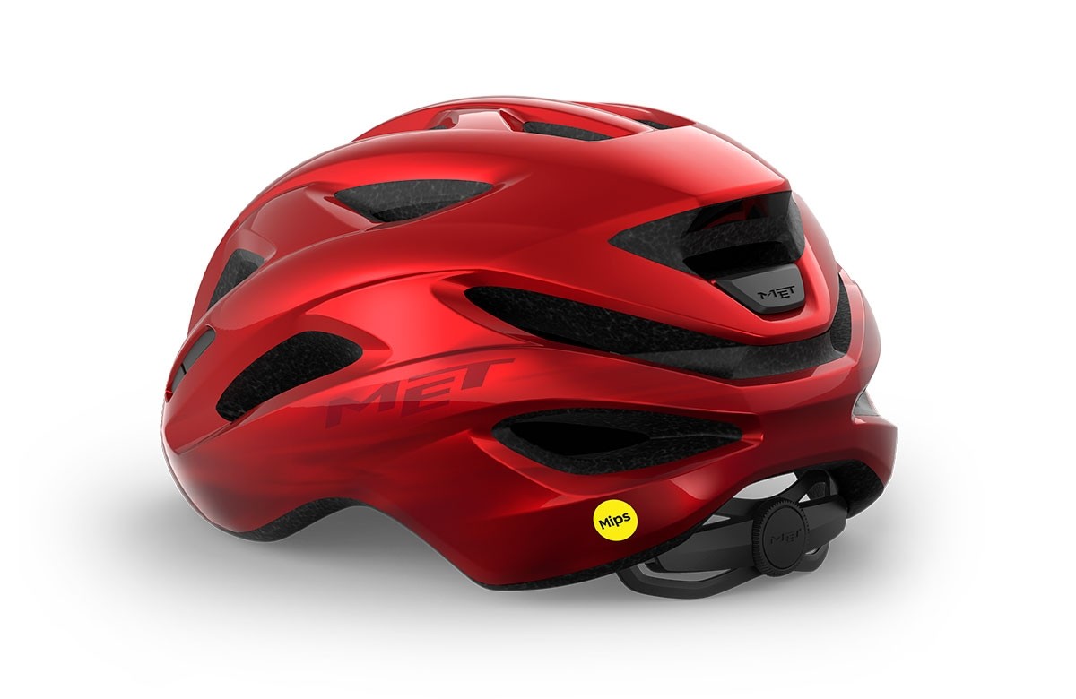 Bike helmets MET Idolo mips rosso metallizzato lucido 3HM152 RO1 