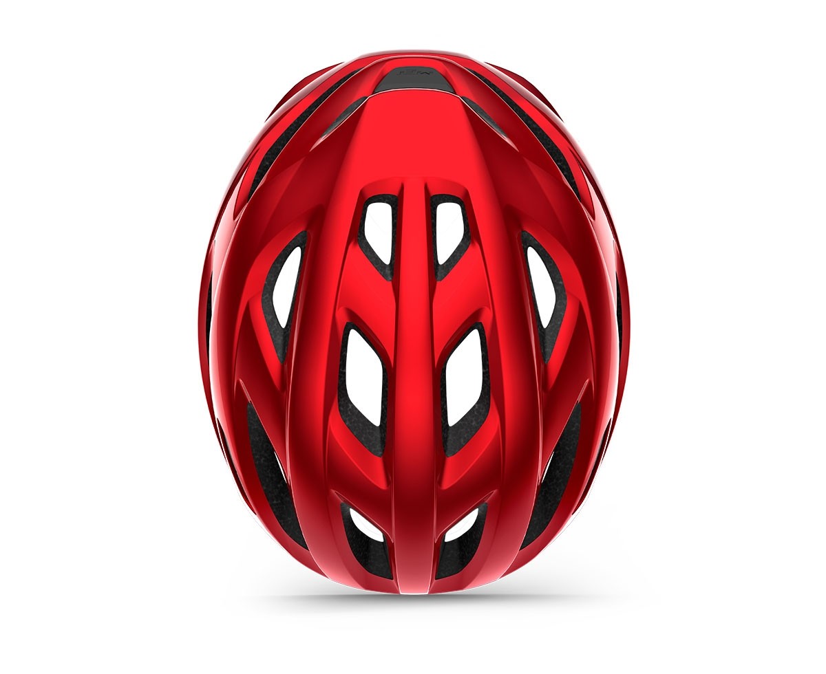 Bike helmets MET Idolo rosso metallizzato lucido 3HM150 RO1 