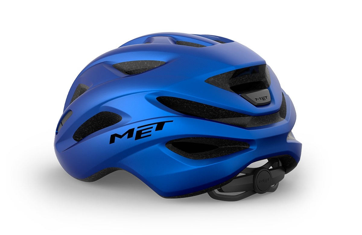 Caschi bici MET Idolo blu metallizzato opaco 3HM150 BL1 