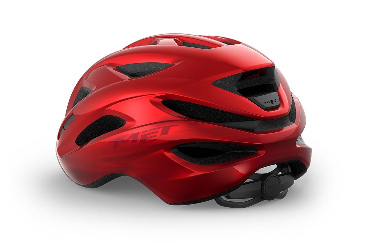 Bike helmets MET Idolo rosso metallizzato lucido 3HM150 RO1 