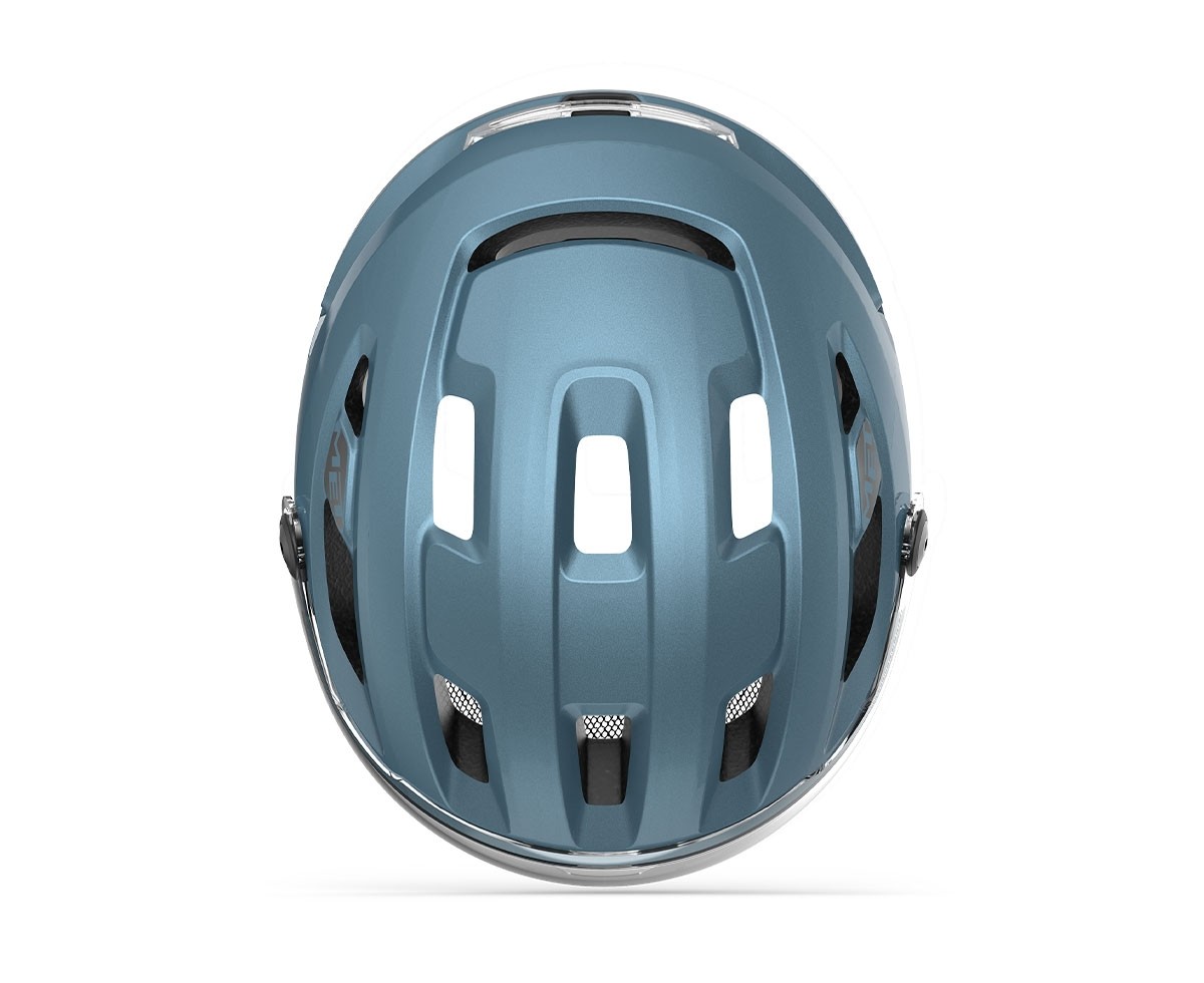Fahrradhelme MET Intercity mips blu metallizzato opaco 3HM141 BL1 