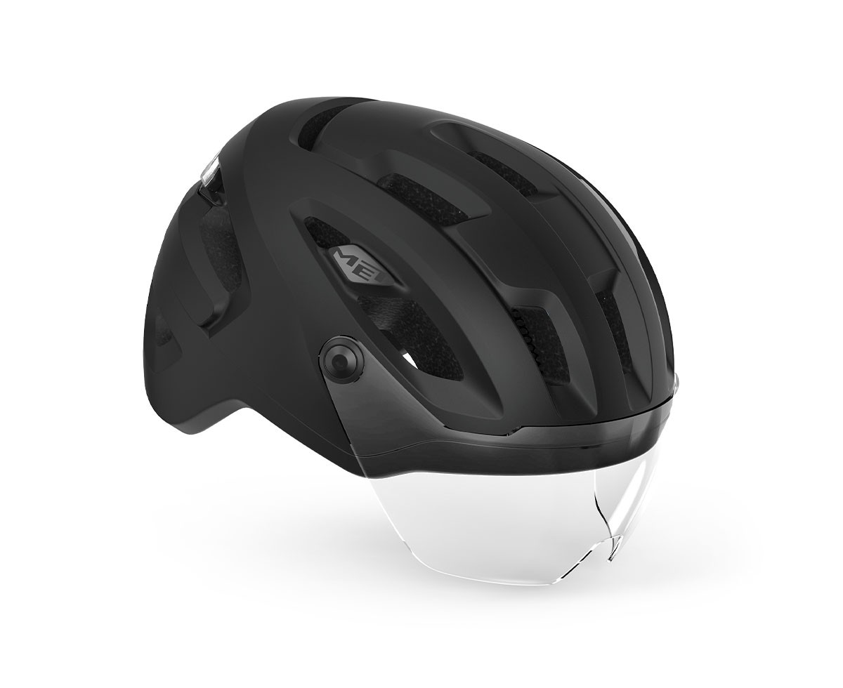 Caschi bici MET Intercity mips nero opaco lucido 3HM141 NO1 
