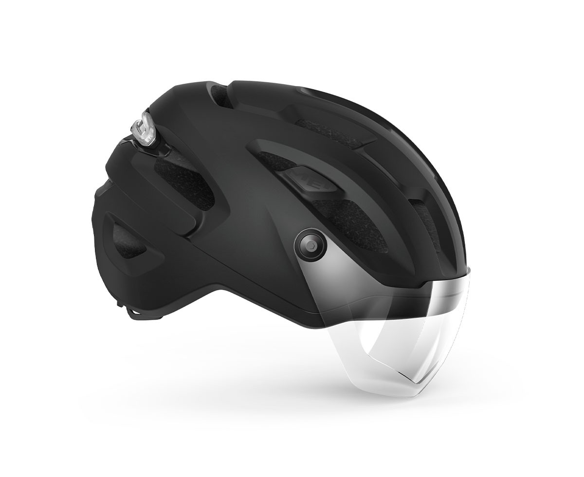 Caschi bici MET Intercity mips nero opaco lucido 3HM141 NO1 