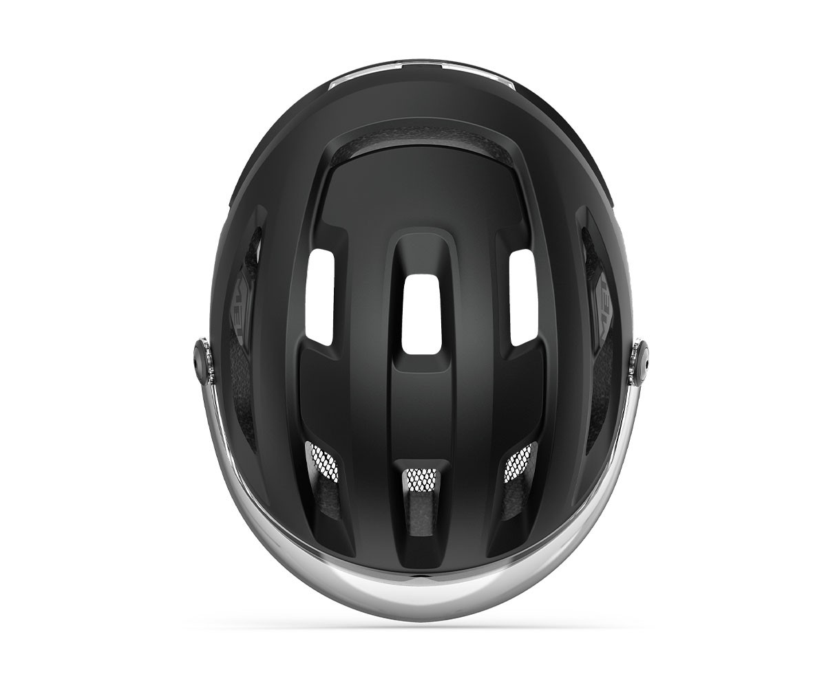 Caschi bici MET Intercity mips nero opaco lucido 3HM141 NO1 