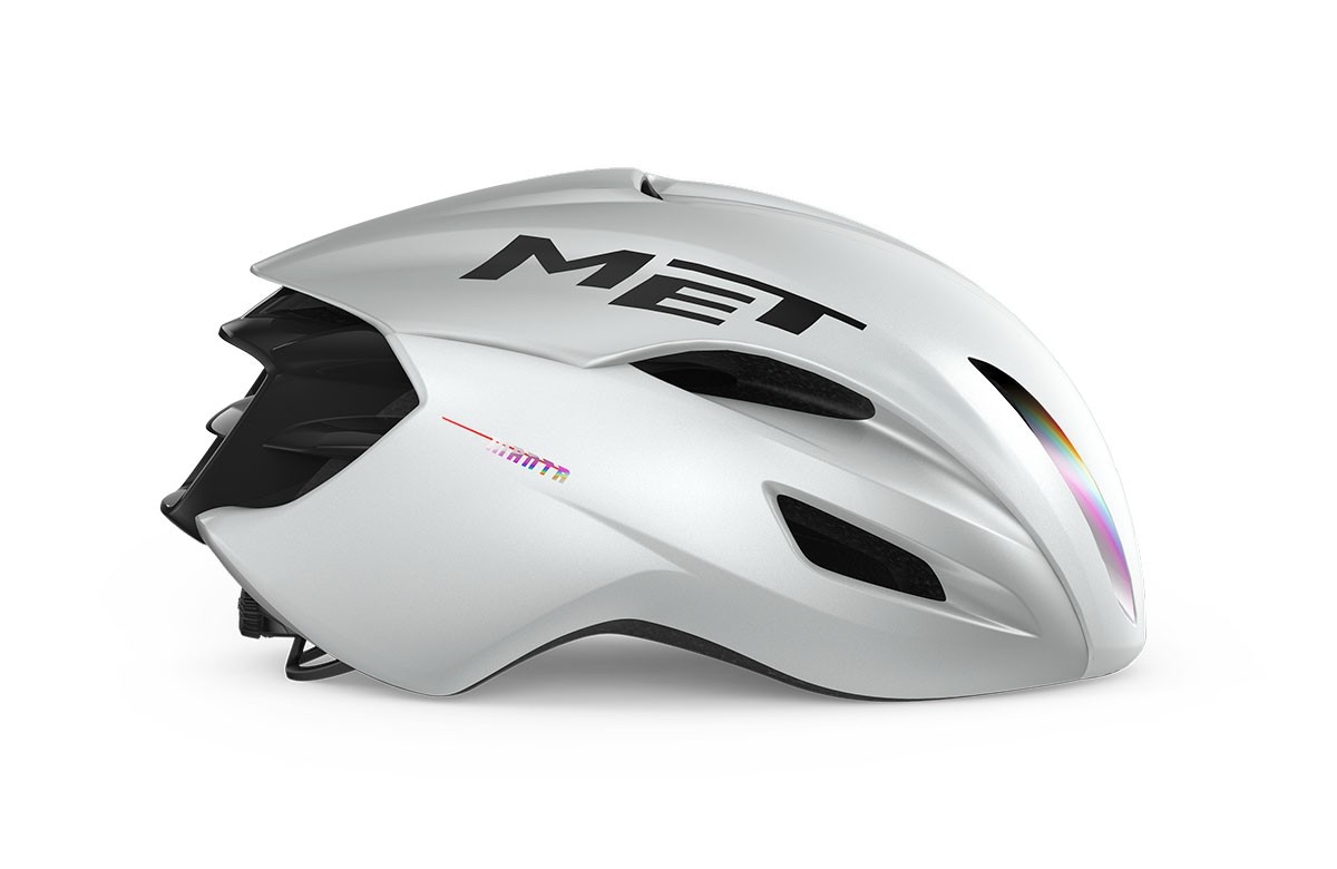 Fahrradhelme MET Manta mips bianco olografico lucido 3HM133 BI1 