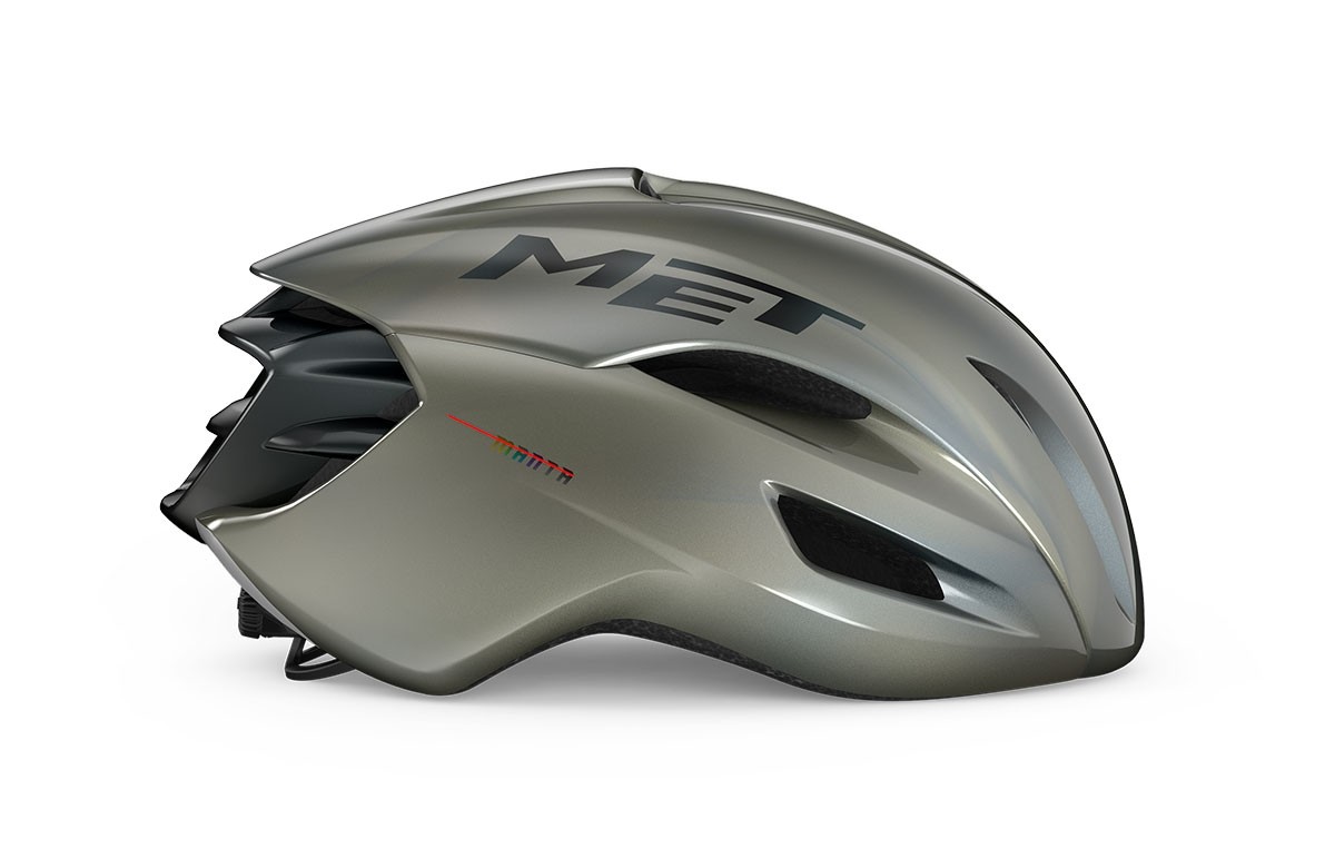 Caschi bici MET Manta mips solar gray lucido 3HM133 GR2 