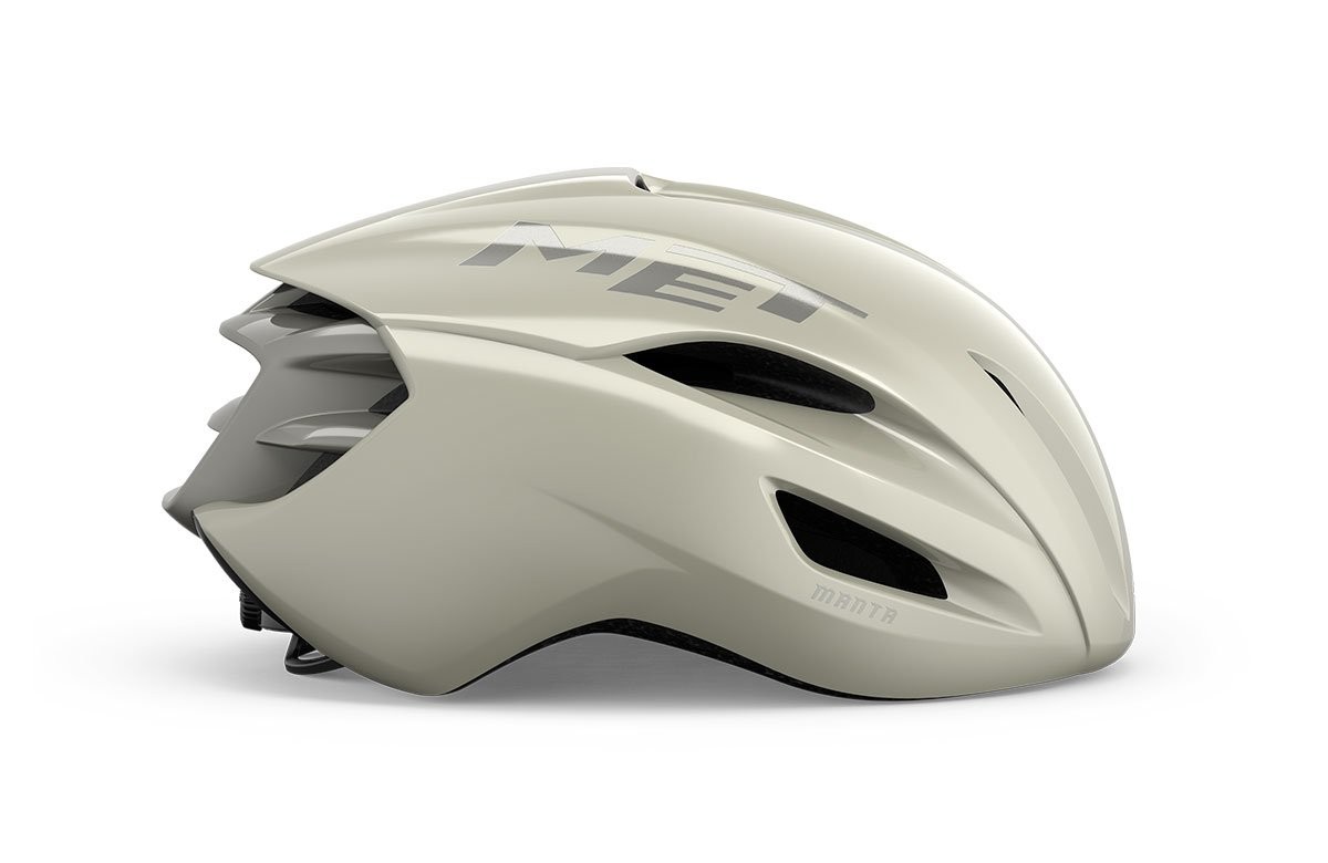 Caschi bici MET Manta Mips greige lucido 3HM133 GY1 