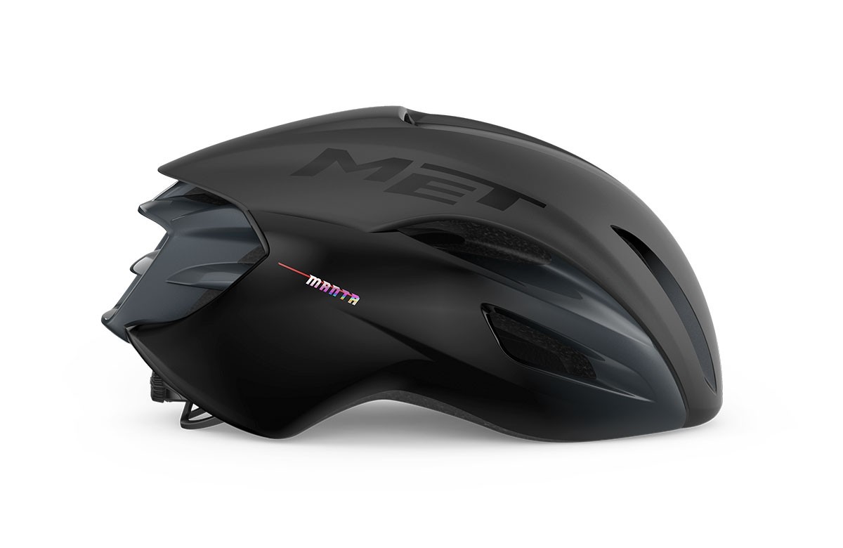 Caschi bici MET Manta mips nero opaco lucido 3HM133 NO1 