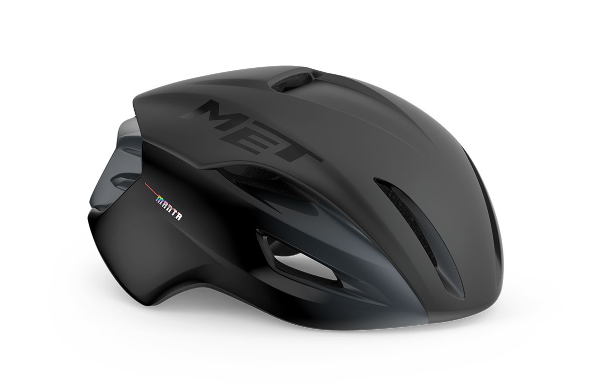 Caschi bici MET Manta mips nero opaco lucido 3HM133 NO1 
