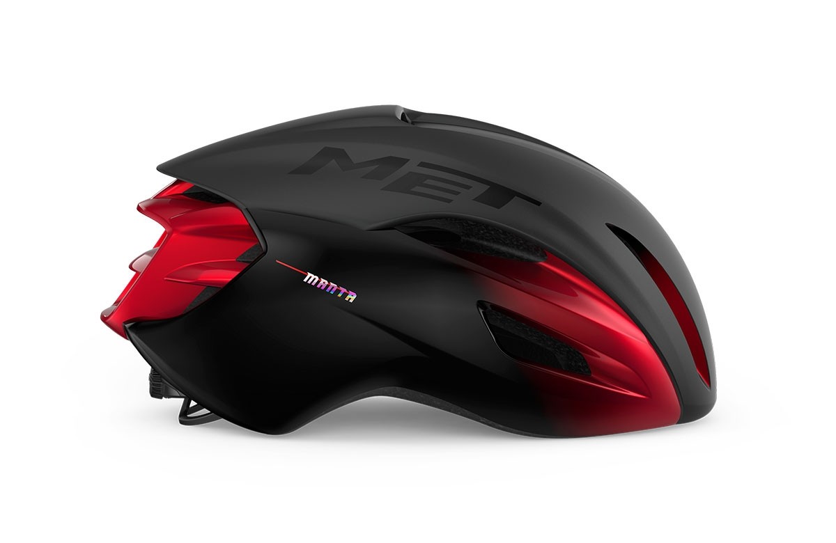Fahrradhelme MET Manta mips nero rosso metallizzato opaco lucido 3HM133 NR1 