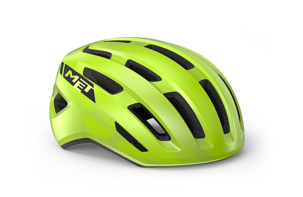 Caschi bici MET Miles giallo fluo lucido 3HM130 GI1 